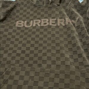 Burberry Black Checkered Sweatshirt